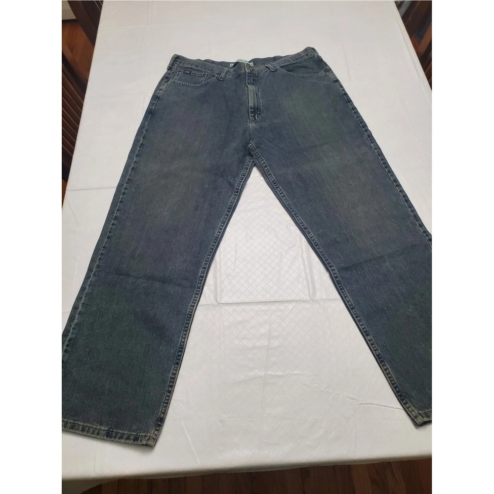 Lee‎ Relaxed Straight Leg Jeans Mens 40x32 Blue Denim Classic Fit Casual Pants